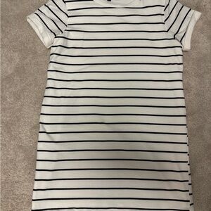 Lulus Striped Black and White Dress